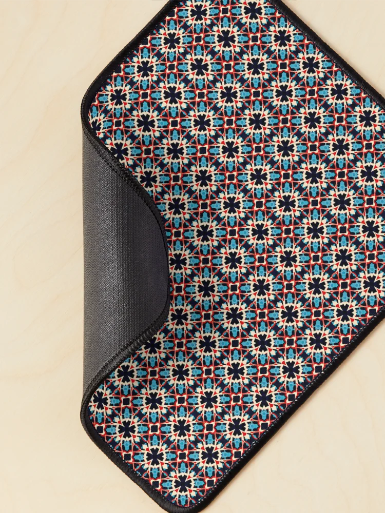 Thumbnail 2 of 5, Mouse Pad, Arabesque Rhapsody: Symmetrical Splendor Pattern designed and sold by artwaves.
