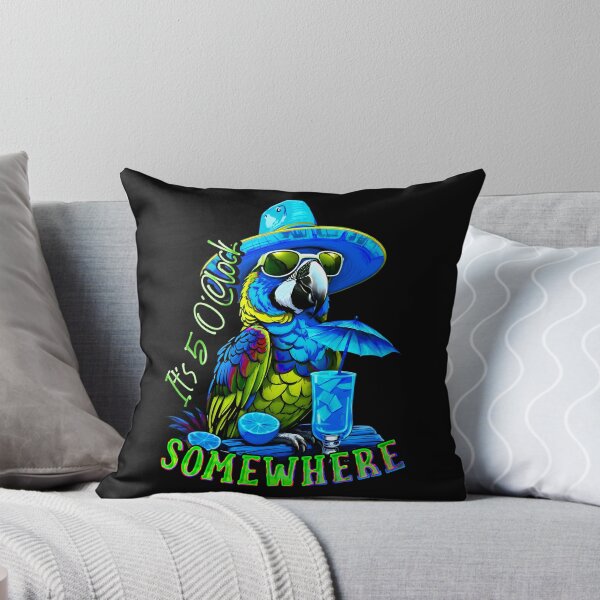 Item preview, It's 5 o'clock somewhere Cocktail Tropical Parrot designed and sold by MindWave THC.