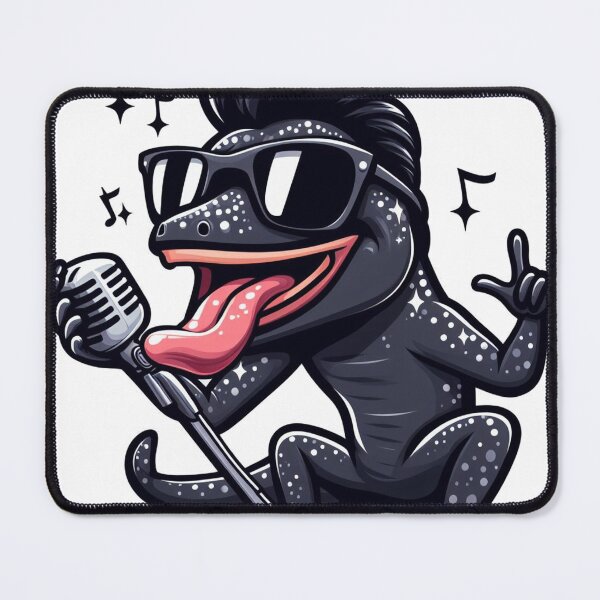 Item preview, Rockin' Reptile Crooner: The Elvis-Inspired Gecko with a Playful Twist designed and sold by Canaba.