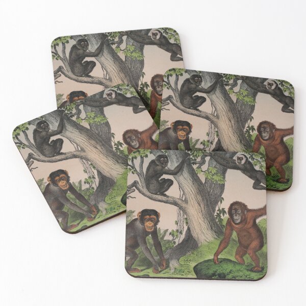 Item preview, Anthropoid Apes: Majestic Primates in Artistic Design designed and sold by ptMaker.