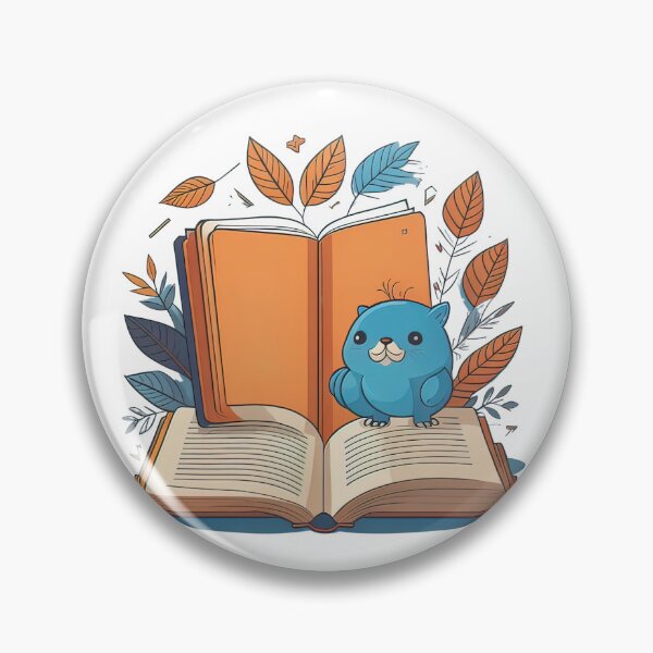 Item preview, Cute cartoon cat and book designed and sold by Sanan Israyilli.