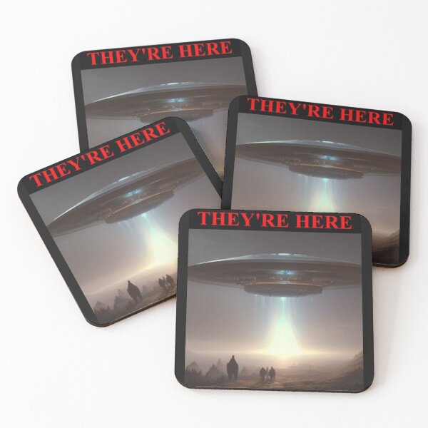 Item preview, aliens they're here designed and sold by TheDarkVault.