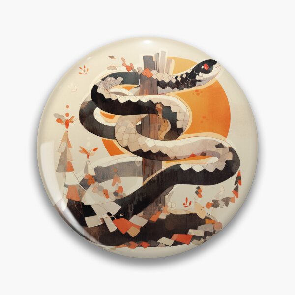 Item preview,  small japanese snake designed and sold by pencil-art98.
