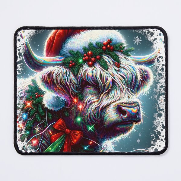 Item preview, Christmas Highland Cow designed and sold by Truck Stop One.
