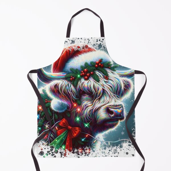 Item preview, Christmas Highland Cow designed and sold by Truck Stop One.