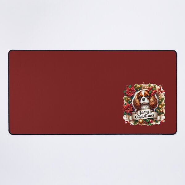 Item preview, Cavalier King Charles Spaniel christmas designed and sold by pocopocodog123.