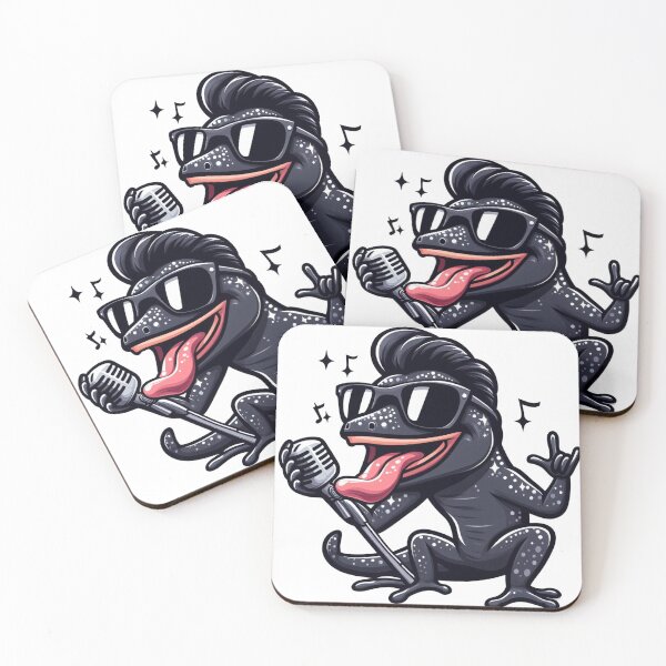 Item preview, Rockin' Reptile Crooner: The Elvis-Inspired Gecko with a Playful Twist designed and sold by Canaba.