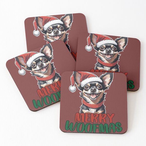 Item preview, Merry Woofmas Chihuahua Dog  designed and sold by GoodyPaws.