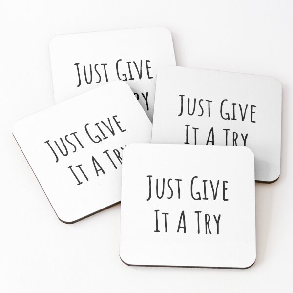 Item preview, Just Give It a Try designed and sold by mancikart.