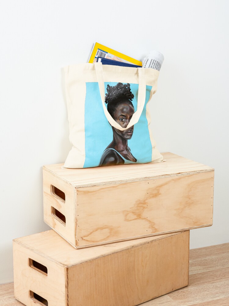 Thumbnail 4 of 5, Tote Bag, This Blue designed and sold by mikelahl.