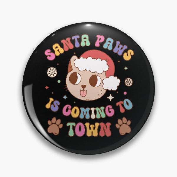 Item preview, Groovy Santa Paws Is Coming To Town designed and sold by LI1L.