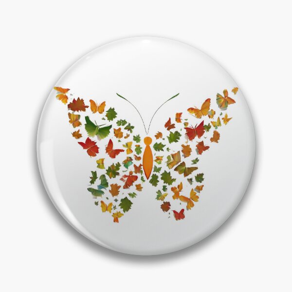 Artikelvorschau, Herbstfarbener Schmetterling entworfen und verkauft von SAKADesignArt.