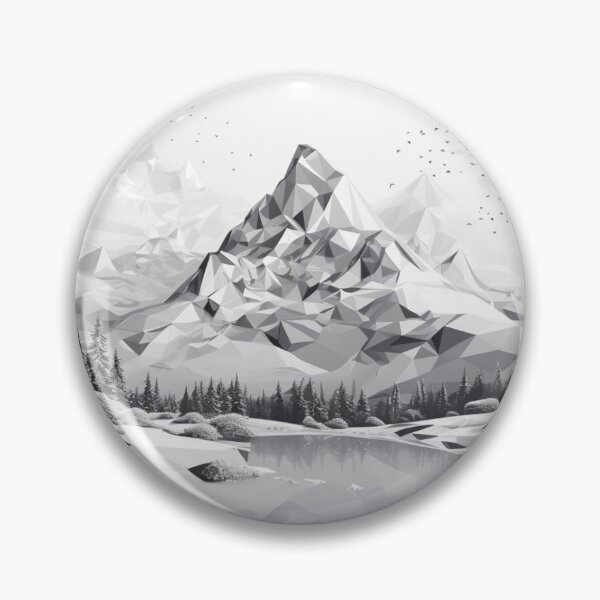 Item preview, Mountains Are Calling Winter Landscape Minimalistic Landscape Nature Is My Classroom  designed and sold by OliveAndSnow.