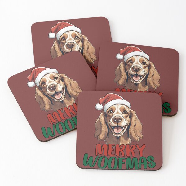 Item preview, Merry Woofmas Cocker Spaniel Dog  designed and sold by GoodyPaws.