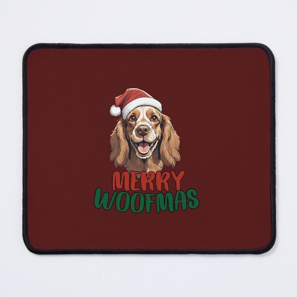 Item preview, Merry Woofmas Cocker Spaniel Dog designed and sold by GoodyPaws.