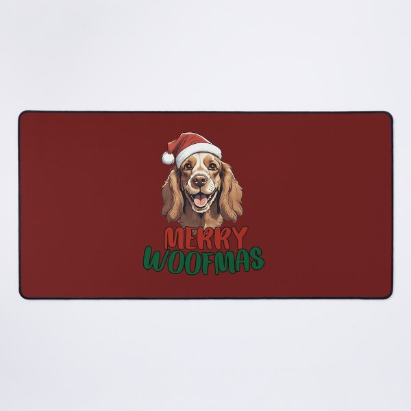 Item preview, Merry Woofmas Cocker Spaniel Dog designed and sold by GoodyPaws.