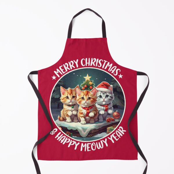 Item preview, Meowy Christmas, Happy New Year, Merry Catmas, Cute Kittens, Funny Christmas Cats designed and sold by Porcupine Tees ⭐⭐⭐⭐⭐.