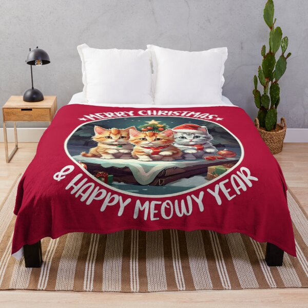 Item preview, Meowy Christmas, Happy New Year, Merry Catmas, Cute Kittens, Funny Christmas Cats designed and sold by Porcupine Tees ⭐⭐⭐⭐⭐.