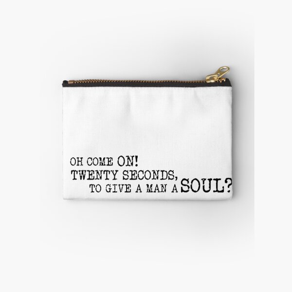 Item preview, Twenty seconds to give a man a soul, Alan Davies, Taskmaster quote designed and sold by Inky-Spiration.