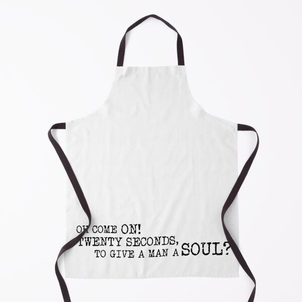 Item preview, Twenty seconds to give a man a soul, Alan Davies, Taskmaster quote designed and sold by Inky-Spiration.