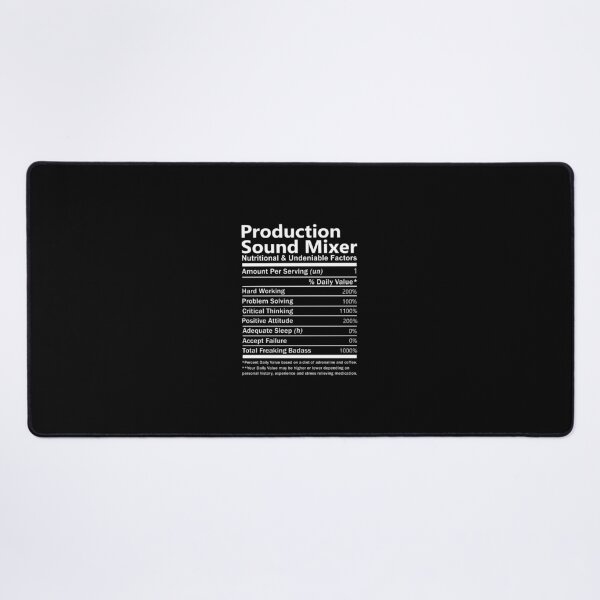 Item preview, Production Sound Mixer - Nutritional And Undeniable Factors designed and sold by analisanta.