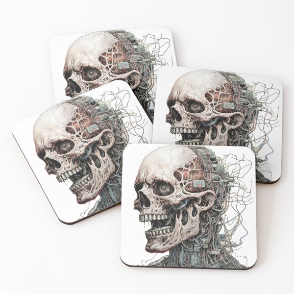 Item preview, Cybernetic Skull Surge designed and sold by mittie101.