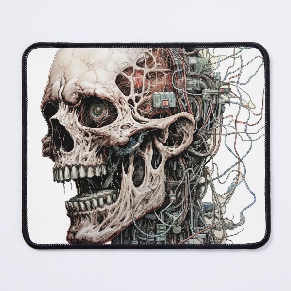 Item preview, Cybernetic Skull Surge designed and sold by mittie101.