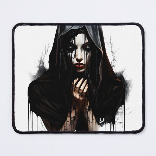 Item preview, Silhouette of Serenity Woman in Black in Prayer designed and sold by DarkScienses.