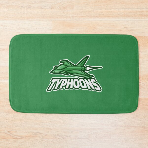 Item preview, Typhoon Airplane Green White Sports Team Logo designed and sold by 67prints.