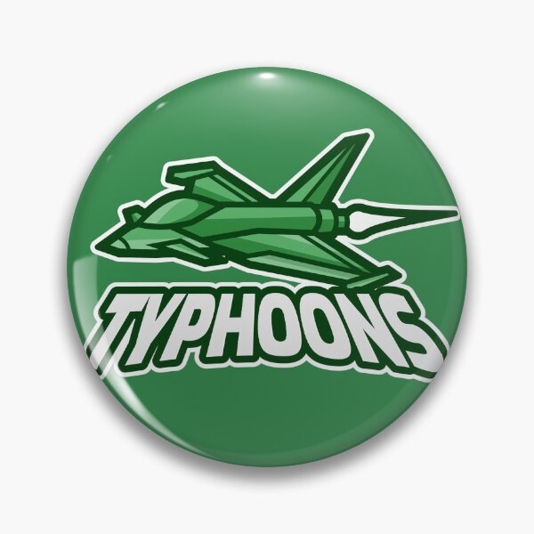Item preview, Typhoon Airplane Green White Sports Team Logo designed and sold by 67prints.