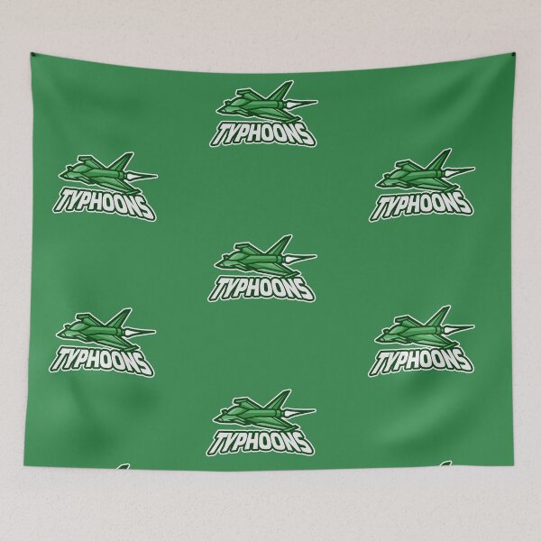 Item preview, Typhoon Airplane Green White Sports Team Logo designed and sold by 67prints.