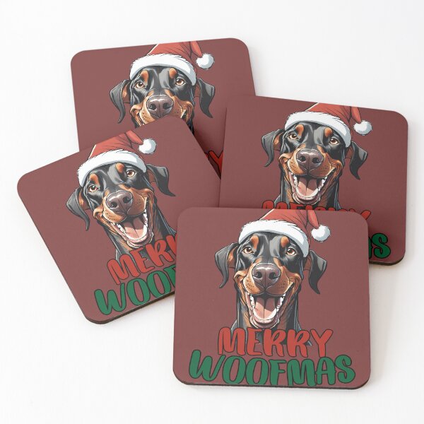 Item preview, Merry Woofmas Doberman Dog  designed and sold by GoodyPaws.