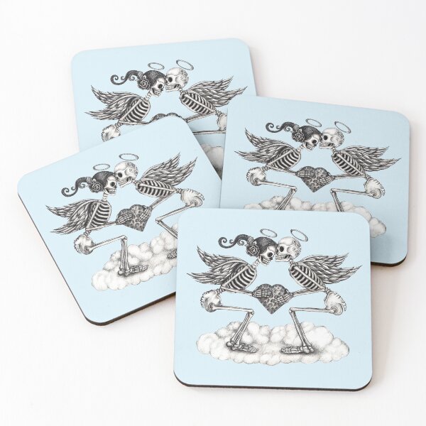 Item preview, Skeletons in love. designed and sold by Jiwsurreal.