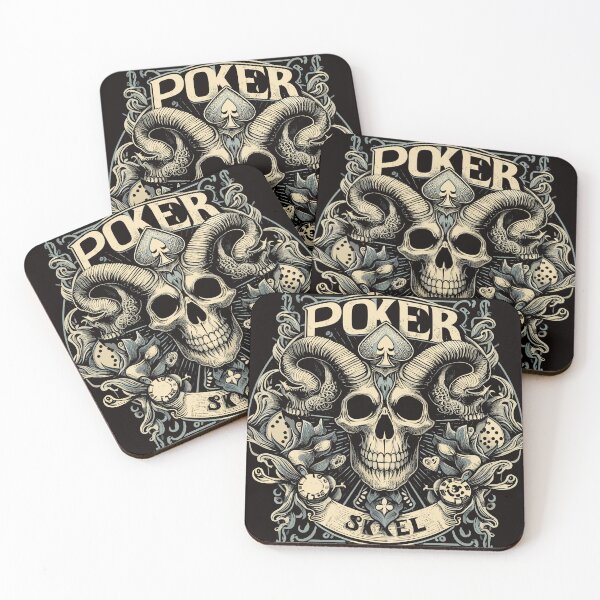 Item preview, Poker skull designed and sold by gittuska11.