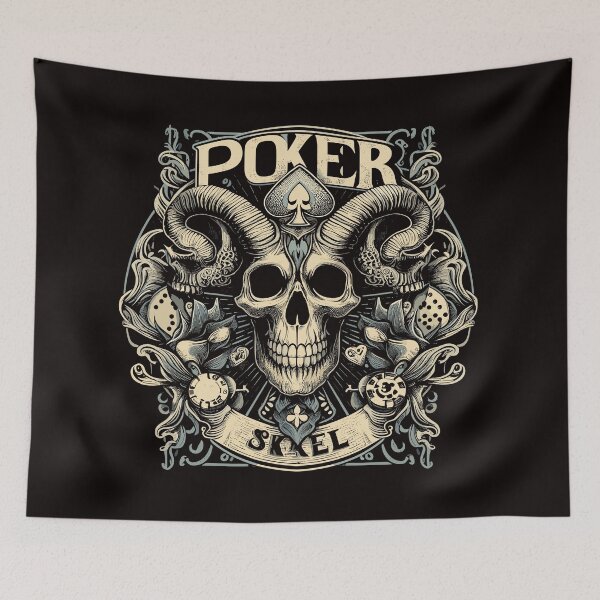 Item preview, Poker skull designed and sold by gittuska11.