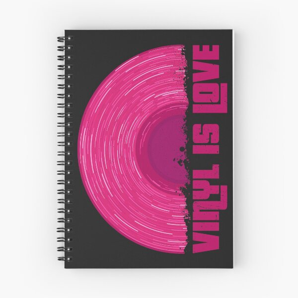 Item preview, Pink Vinyl is love (black) designed and sold by animinimal.