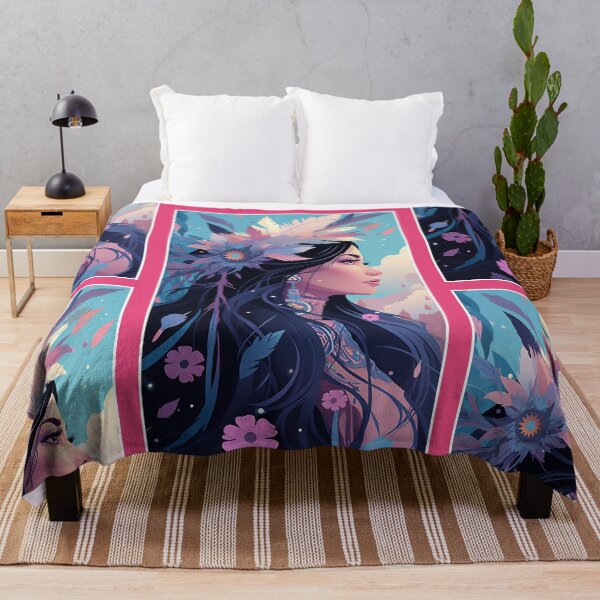 Item preview, Native American Girl | Indian Girl Natural Colors | Premium Design  designed and sold by AlNoah.