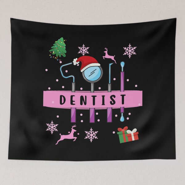 Item preview, Cute Dentist Christmas Dental Hygienist Office  designed and sold by BunBuntheDog-.