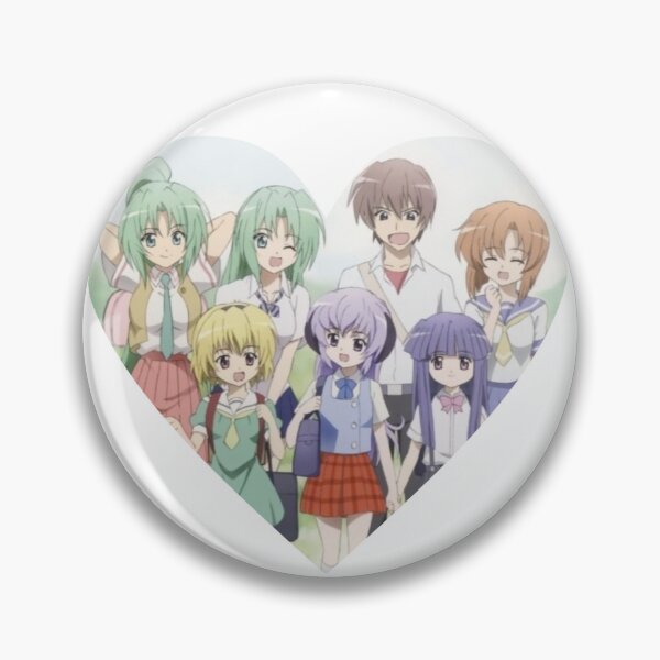 Item preview, Higurashi Cuando Lloran Anime Heart designed and sold by FjallyDesignZ.