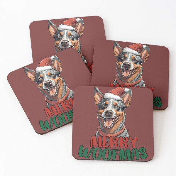 Item preview, Merry Woofmas Australian Cattle Dog  designed and sold by GoodyPaws.