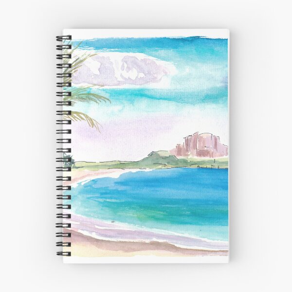 Aperçu de l'œuvre Plage solitaire de Flic En Flac à l'Ile Maurice créée et vendue par artshop77.