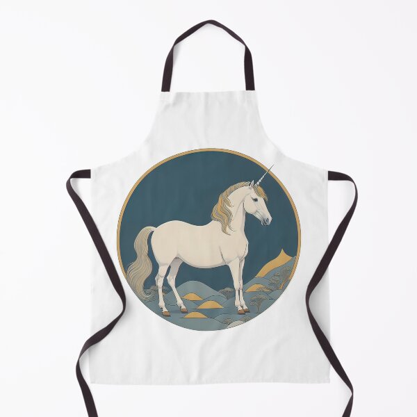 Item preview, Unicorn in a circle on a dark background designed and sold by Sanan Israyilli.