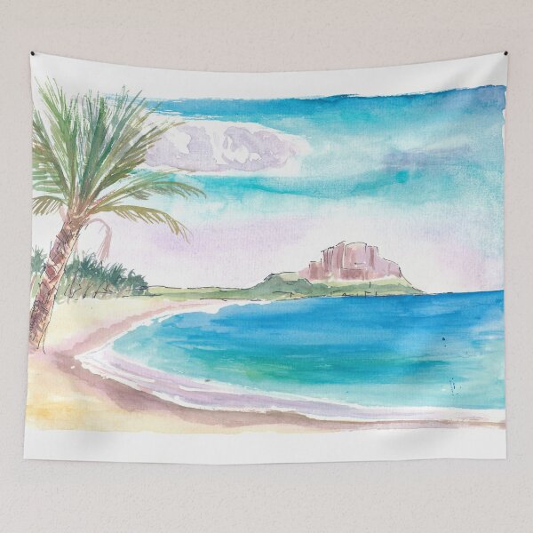 Item preview, Lonely Flic En Flac Beach in Mauritus designed and sold by artshop77.