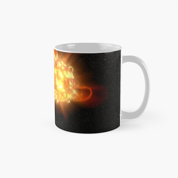 Item preview, STK204984S-A young red dwarf stripping the atmosphere from an orbiting planet. designed and sold by StocktrekImages.