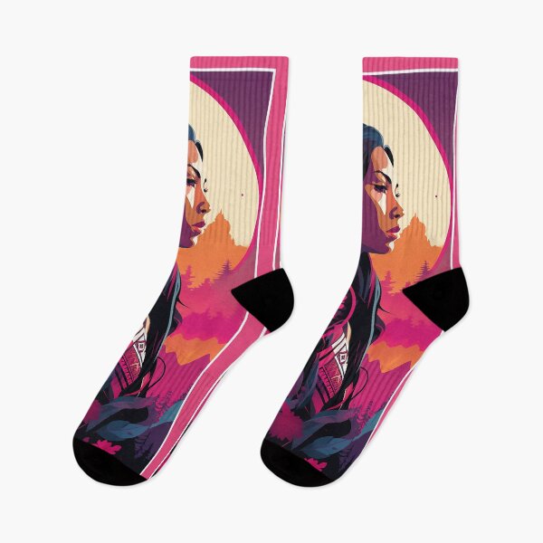 Item preview, Native American Girl | Indian Girl Natural Colors | Premium Design  designed and sold by AlNoah.