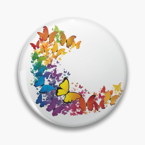 Item preview, Butterflies like waning crescent moon designed and sold by SAKADesignArt.