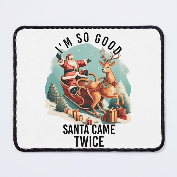 Item preview, santa came twice designed and sold by TshirtTalkYou.