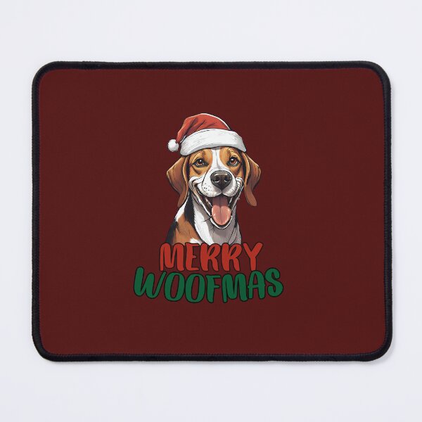 Item preview, Merry Woofmas Beagle Dog designed and sold by GoodyPaws.