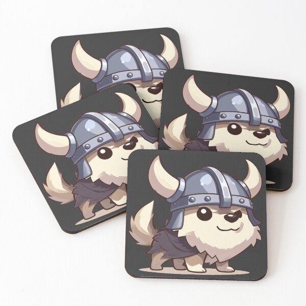 Item preview, Cute little cartoon viking dog with a cape designed and sold by ODINDISA.