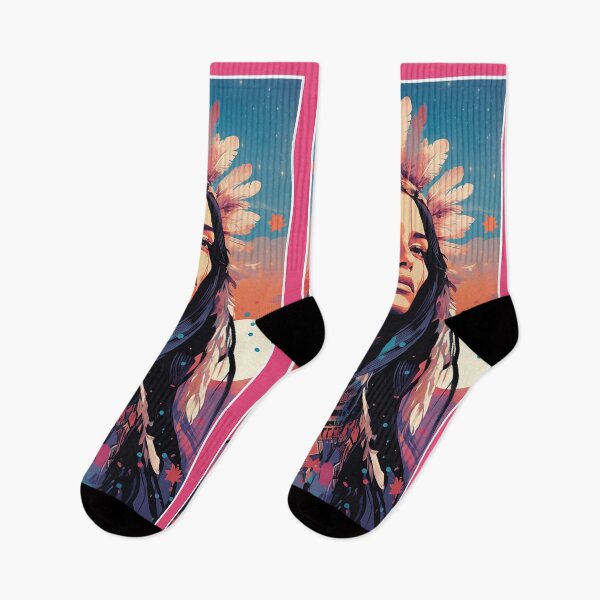 Item preview, Native American Girl | Indian Girl Natural Colors | Premium Design  designed and sold by AlNoah.